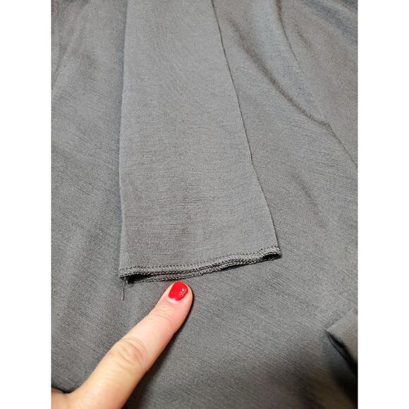 BRUNELLO CUCINELLI Italy Womens 6 DRESS Designer Avant Garde *flaws* Wool Gray - Picture 11 of 15